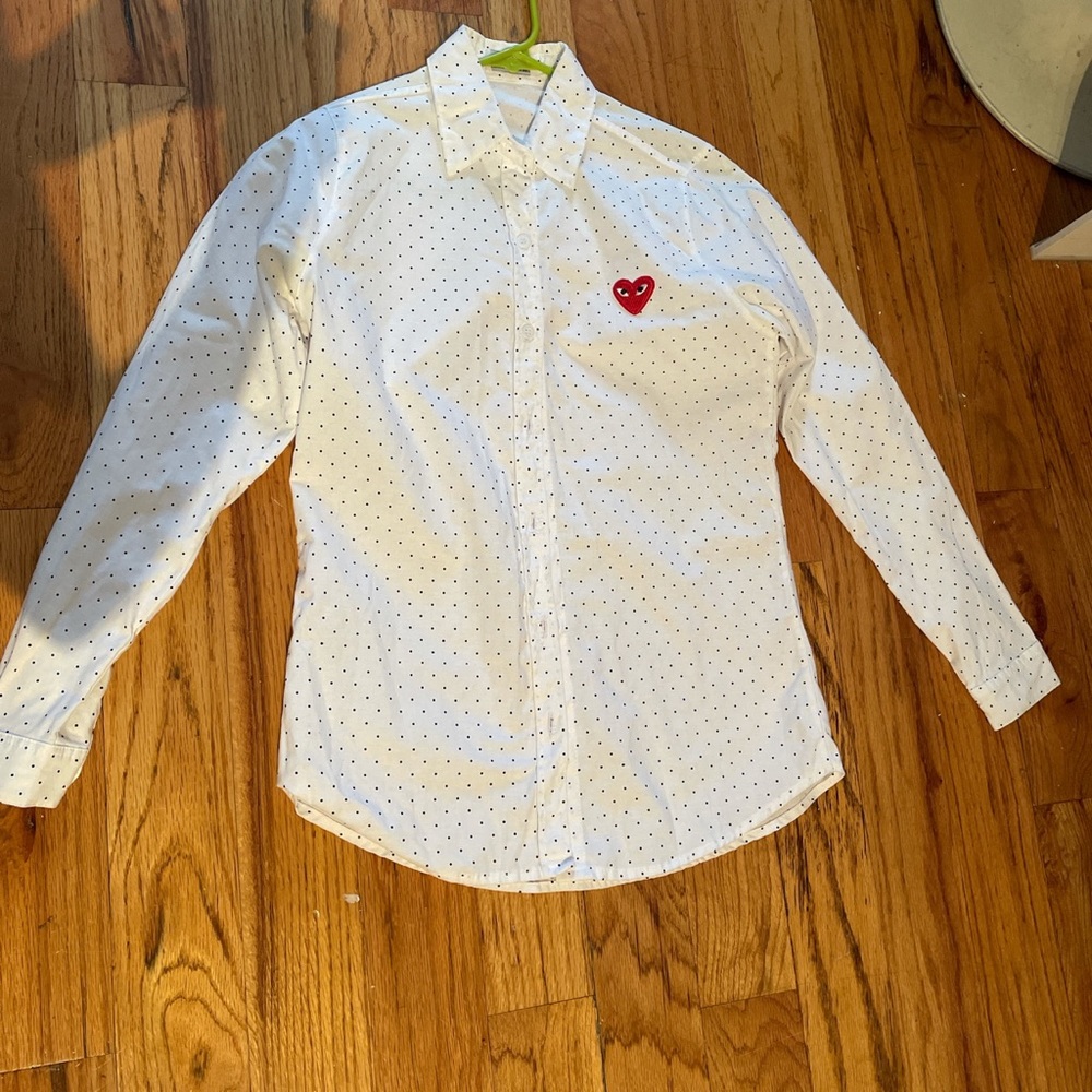 Polka Dot Comme Des Garçons Play Shirt